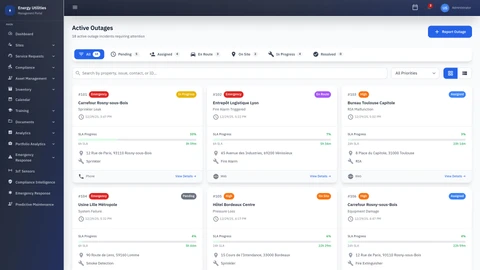 Emergency Response Active Dashboard - Real-time emergency tracking and dispatch coordination